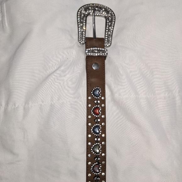 Nocona girls bling belt - Picture 3 of 12